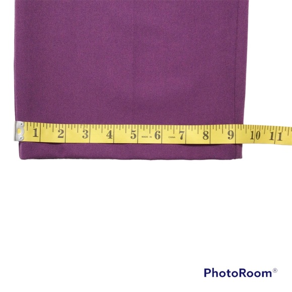 Nanette Lepore Purple Canoodle Pants Size 2 - Picture 10 of 12
